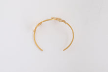 画像をギャラリービューアに読み込む, ありがとうバングル M ゴールド色|Hiragana(ヒラガナ)