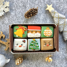 画像をギャラリービューアに読み込む, ★カラフルで可愛い(ホワイトクリスマスver)★アイシングクッキー&ザクザククッキー缶|ケーキ工房 アンドンカフェ(ケーキコウボウ アンドンカフェ)