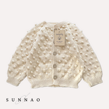 画像をギャラリービューアに読み込む, Babytoly - Popcorn Cardigan(トルコ)|Sunnao(サンナオ)