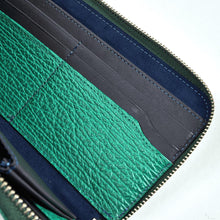 画像をギャラリービューアに読み込む, サメ革L字ファスナー長財布|Atelier Shark(アトリエシャーク)