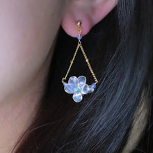 画像をギャラリービューアに読み込む, ビオラとタンザナイトのピアス(イヤリング)|s.o.f.i. (ソフィー)