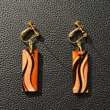 画像をギャラリービューアに読み込む, イヤリング 長方形|曲寄木 JuJu(マガリヨセギ ジュジュ)