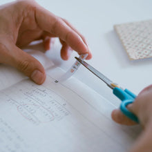 画像をギャラリービューアに読み込む, ミシン目無し紙ふせん(30日用)|エビングハウスフセン