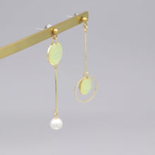 画像をギャラリービューアに読み込む, 美濃和紙のイヤリング/ピアス・丸アシメ|マッチュルーム