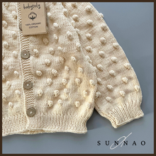 画像をギャラリービューアに読み込む, Babytoly - Popcorn Cardigan(トルコ)|Sunnao(サンナオ)