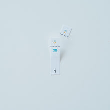 画像をギャラリービューアに読み込む, ミシン目2本入り紙ふせん(30日用)|エビングハウスフセン