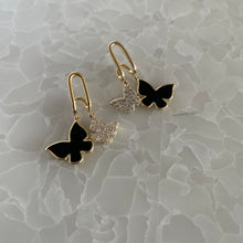 画像をギャラリービューアに読み込む, モノトーンバタフライピアス|Novedad.(ノベダ)