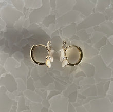 画像をギャラリービューアに読み込む, バタフライフープピアス|Novedad.(ノベダ)