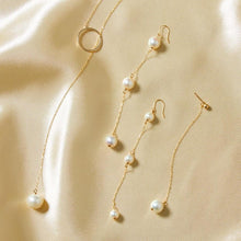 画像をギャラリービューアに読み込む, K10 3dot アコヤパールピアス|mi luna(ミルーナ)