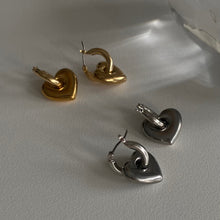 画像をギャラリービューアに読み込む, Chunky heart pierce silver ピアス イヤリング | LUNACHIC(ルナシック)
