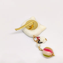 画像をギャラリービューアに読み込む, ねこいちご大福のポニーフック|ねこどんぶり