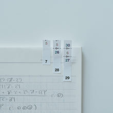 画像をギャラリービューアに読み込む, ミシン目無し紙ふせん(30日用)|エビングハウスフセン