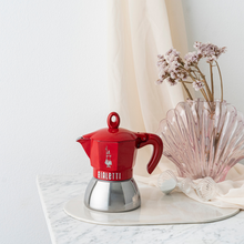 画像をギャラリービューアに読み込む, モカエクスクルーシブ インダクション レッド|Bialetti(ビアレッティ)