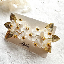 画像をギャラリービューアに読み込む, (フロスト)銀木犀のイヤリング/ピアス|Apila(アピラ)