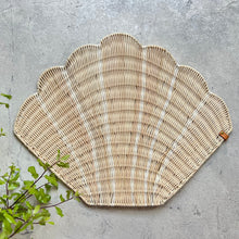 画像をギャラリービューアに読み込む, Shell Motif Rattan Placemat|Rim(リム)