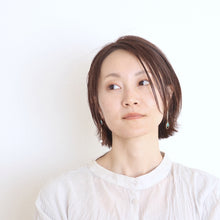 画像をギャラリービューアに読み込む, 美濃和紙のイヤリング/ピアス・丸アシメ|マッチュルーム