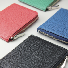 画像をギャラリービューアに読み込む, サメ革L字マルチウォレット(薄くて機能的なミニ財布)|Atelier Shark(アトリエシャーク)