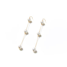 画像をギャラリービューアに読み込む, K10 3dot アコヤパールピアス|mi luna(ミルーナ)