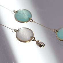 画像をギャラリービューアに読み込む, 美濃和紙のイヤリング/ピアス・前後で揺れるドット|マッチュルーム