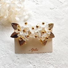 画像をギャラリービューアに読み込む, (フロスト)銀木犀のイヤリング/ピアス|Apila(アピラ)