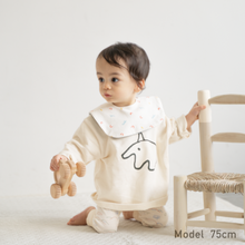 画像をギャラリービューアに読み込む, Colorful logo 4way bib|minima arca(ミニマアルカ)