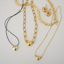 画像をギャラリービューアに読み込む, Chunky heart pierce gold ピアス イヤリング| LUNACHIC(ルナシック)