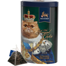 画像をギャラリービューアに読み込む, RICHARD(リチャード)ザ・ロイヤル・キャッツ(ペルシャ猫) 缶入り セイロン紅茶34g|FREA(フレア)