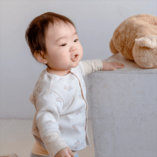 画像をギャラリービューアに読み込む, 2way rib cardigan(alligator)|minima arca(ミニマアルカ)