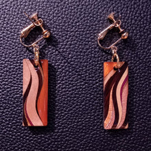 画像をギャラリービューアに読み込む, イヤリング 長方形|曲寄木 JuJu(マガリヨセギ ジュジュ)