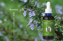 画像をギャラリービューアに読み込む, ゴールデンホホバオイル (ローズマリーの香り) オーガニックマルチオイル 保湿美容&クレンジングに ヘッド&ボディマッサージオイルに フェイス、ボディ、髪|Healing Essence(ヒーリングエッセンス)