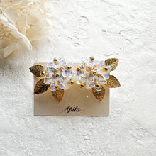 画像をギャラリービューアに読み込む, (オーロラ)銀木犀のイヤリング/ピアス|Apila(アピラ)