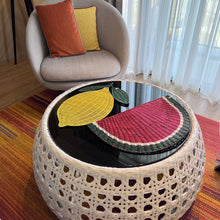 画像をギャラリービューアに読み込む, Lemon Motif Rattan Placemat|Rim(リム)