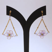 画像をギャラリービューアに読み込む, ビオラとタンザナイトのピアス(イヤリング)|s.o.f.i. (ソフィー)