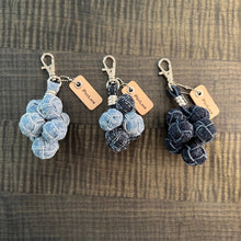 画像をギャラリービューアに読み込む, デニムキーホルダー=葡萄denim=|PooLoce(プルス)