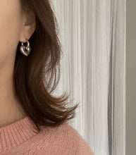 画像をギャラリービューアに読み込む, Chunky heart pierce silver ピアス イヤリング | LUNACHIC(ルナシック)