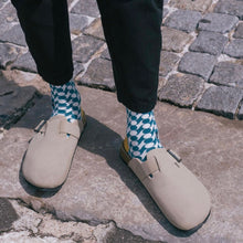 画像をギャラリービューアに読み込む, アズレージョ柄ソックス_Homero|ポルトッカ