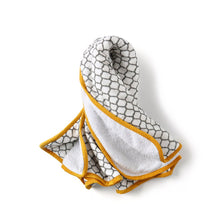 画像をギャラリービューアに読み込む, ブロックプリント フードタオル【エラワン/ ERAWAN】|Malabar Baby(マラバーベイビー )