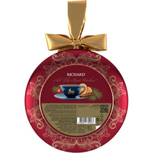 画像をギャラリービューアに読み込む, RICHARD(リチャード)クリスマス・リース 缶入り紅茶 80g(レッド)|FREA(フレア)
