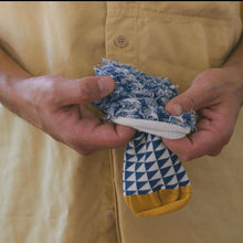 画像をギャラリービューアに読み込む, アズレージョ柄ソックス_Blue Triangle|ポルトッカ