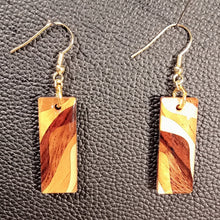 画像をギャラリービューアに読み込む, ピアス 長方形 黒|曲寄木 JuJu(マガリヨセギ ジュジュ)