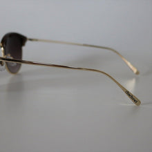 画像をギャラリービューアに読み込む, 7012 デミ・ゴールドSUNGLASSES/ スモークハーフレンズ|chachow eyewear(チャコールアイウェア)