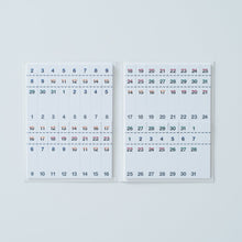 画像をギャラリービューアに読み込む, ミシン目2本入り紙ふせん(31日用)|エビングハウスフセン