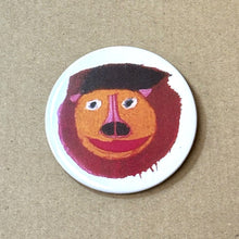 画像をギャラリービューアに読み込む, 缶バッジ ライオンさん | KISEN(キセン)