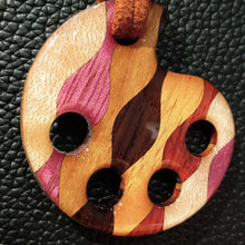 画像をギャラリービューアに読み込む, ペンダント パレット 丸|曲寄木 JuJu(マガリヨセギ ジュジュ)