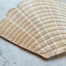 画像をギャラリービューアに読み込む, Shell Motif Rattan Placemat|Rim(リム)