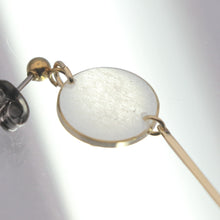 画像をギャラリービューアに読み込む, 美濃和紙のイヤリング/ピアス・丸アシメ|マッチュルーム