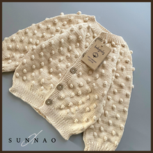 画像をギャラリービューアに読み込む, Babytoly - Popcorn Cardigan(トルコ)|Sunnao(サンナオ)