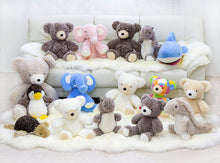 画像をギャラリービューアに読み込む, ムートンぬいぐるみ くま「ぐっど」 Mサイズ ミックス|NOBLE mouton&interor(ノーブル ムートンアンドインテリア)