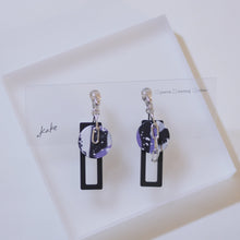 画像をギャラリービューアに読み込む, circle×rectangle ピアス・イヤリング|.kake(カケ)