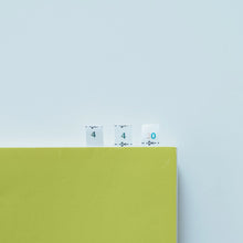 画像をギャラリービューアに読み込む, ミシン目無し紙ふせん(31日用)|エビングハウスフセン